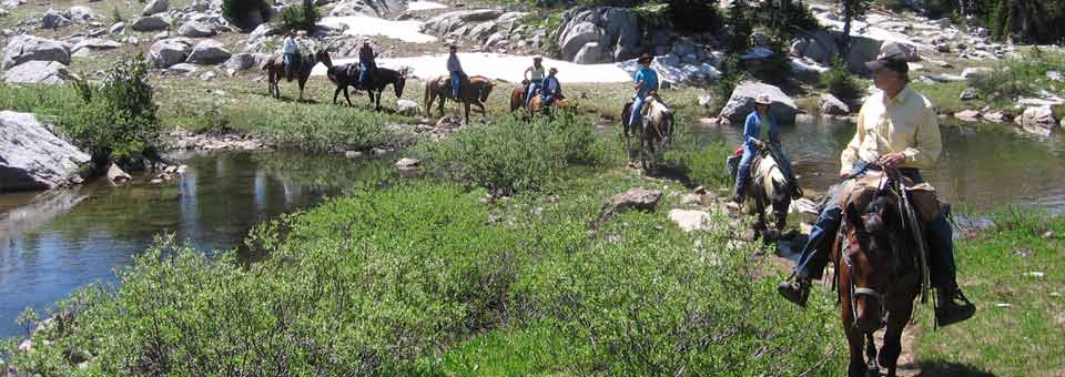 Horsepacking tour in the Grand Teton