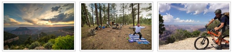 Grand Canyon North Rim 5-day guided mountain bike tour