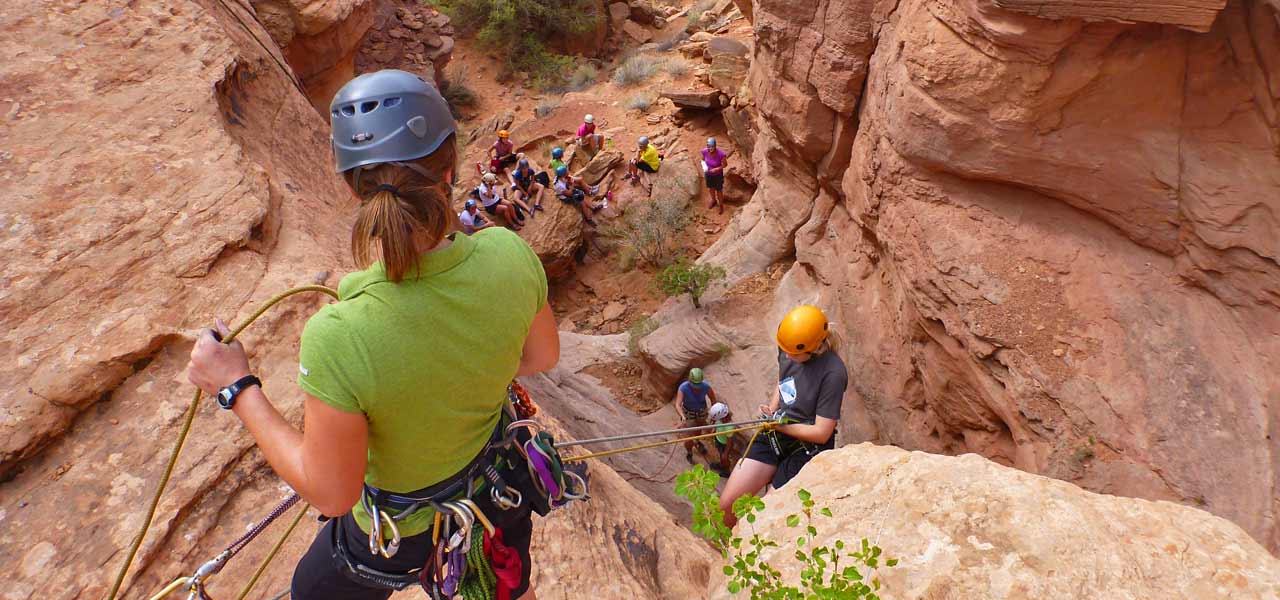 Adventure Holiday canyoneering in southeastern Utah