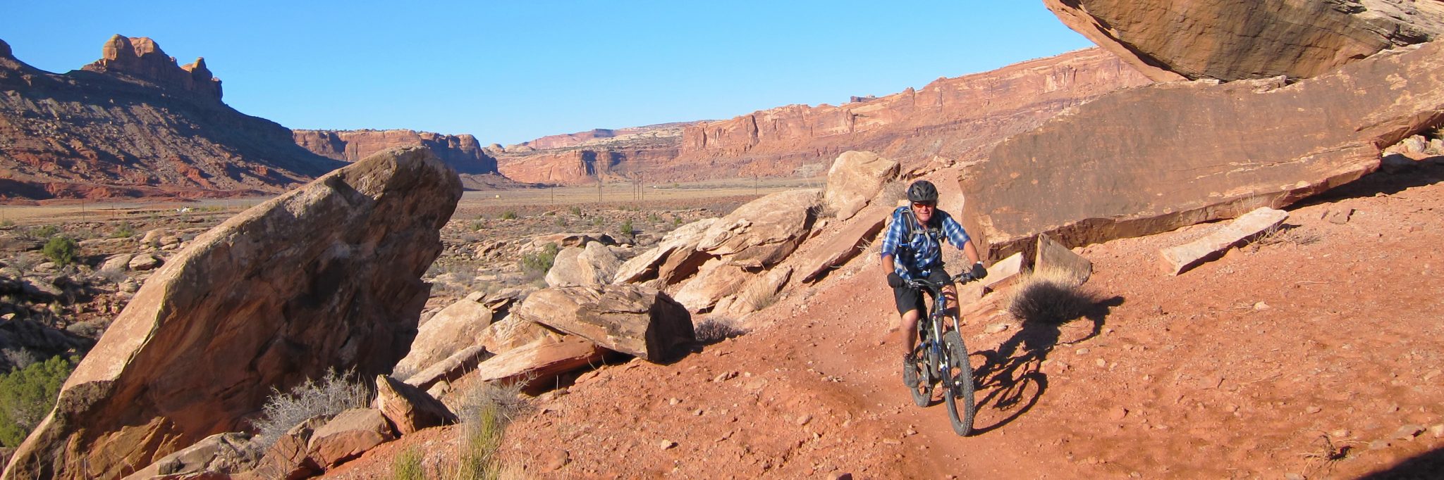 The Moab Brands mtb riding area, north of Moab, UT