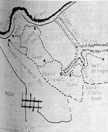 Slickrock Trail map