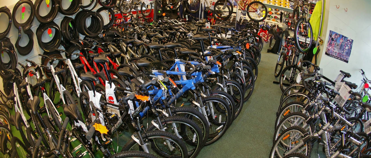mountain bike shop interior