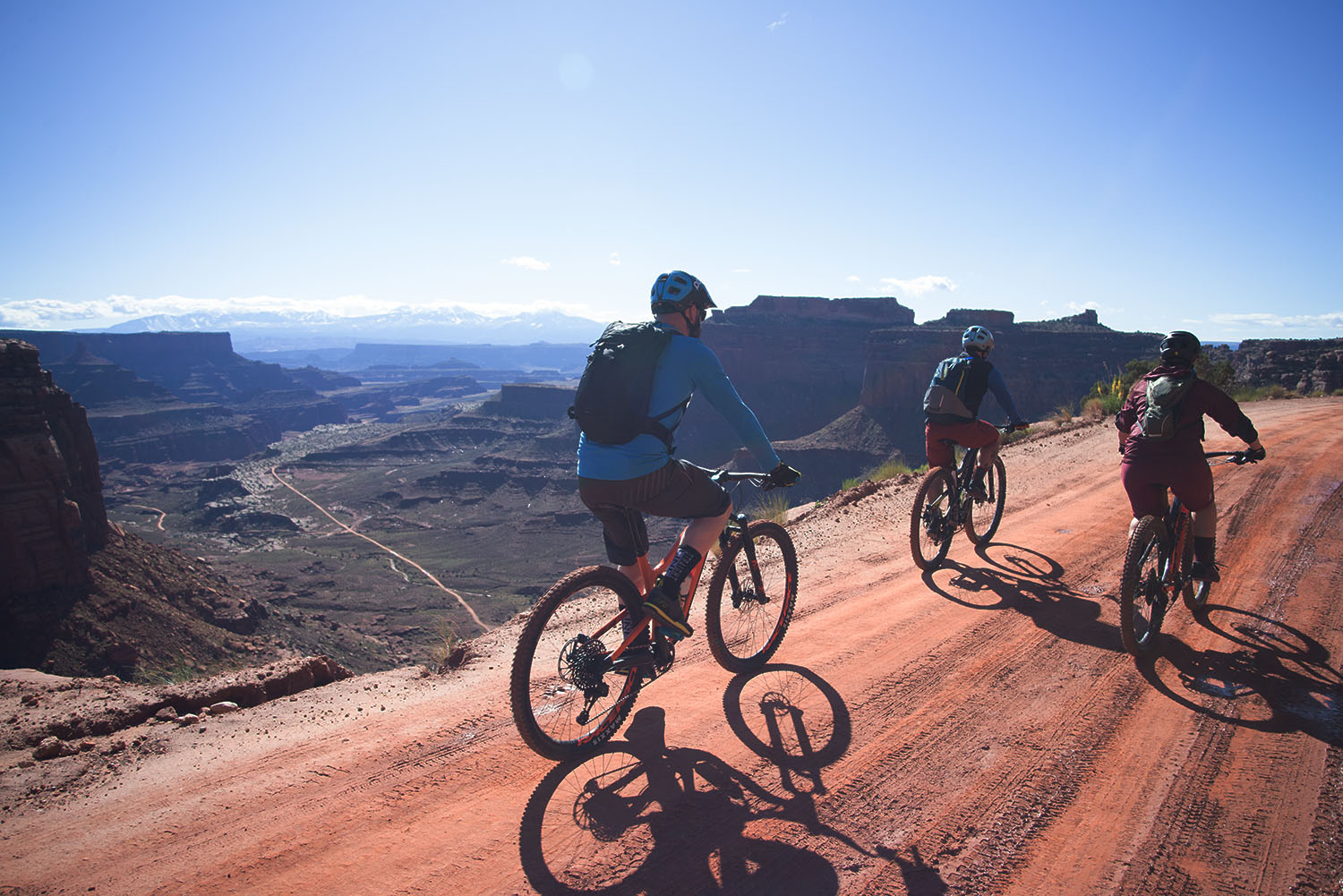 Canyonlands National Park Full Day Guided Mtb Tour Top of Shafer LaSals