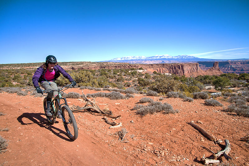 Alternatives to mountain bike singletracks in Arches and Canyonlands