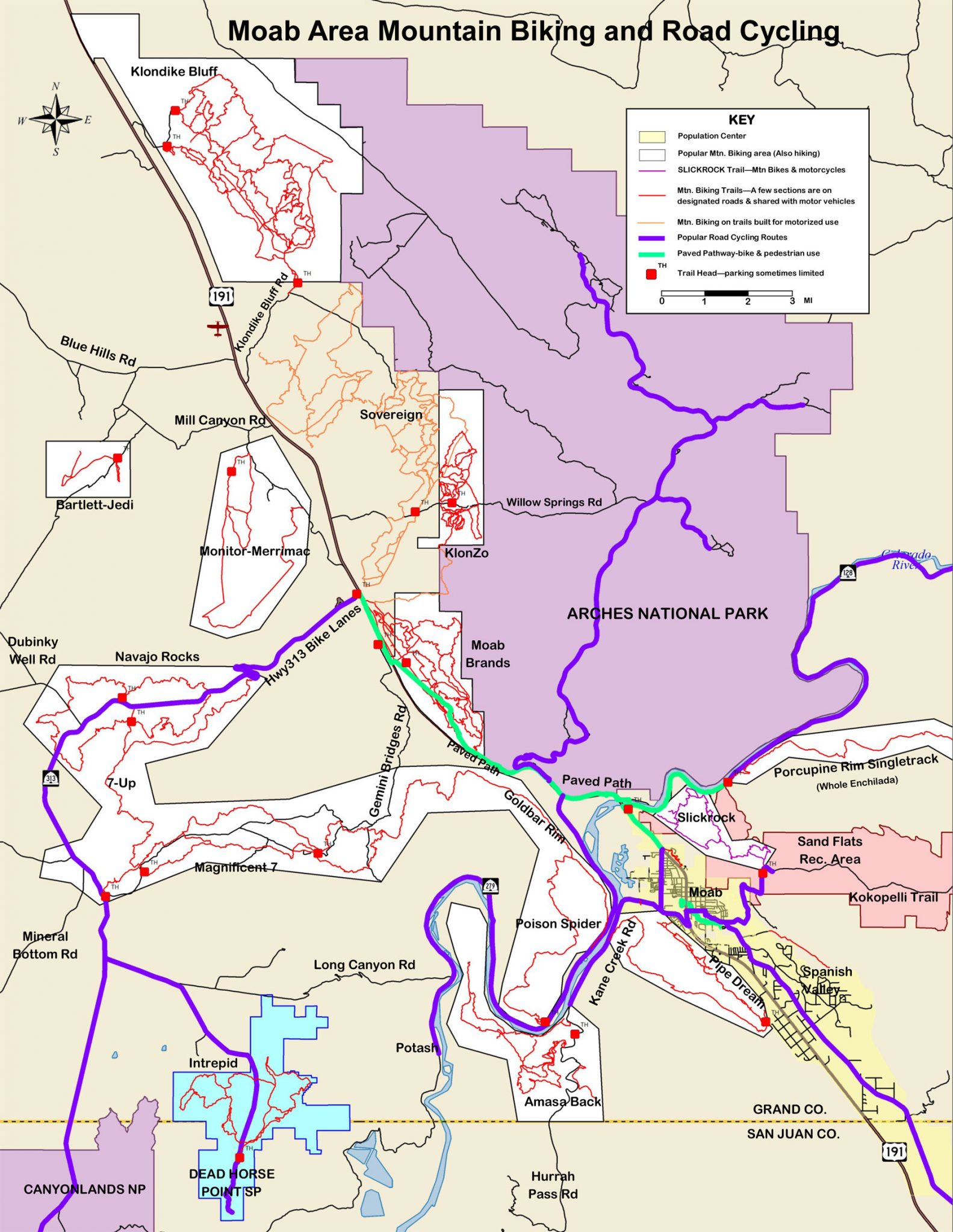 Moab Trailheads
