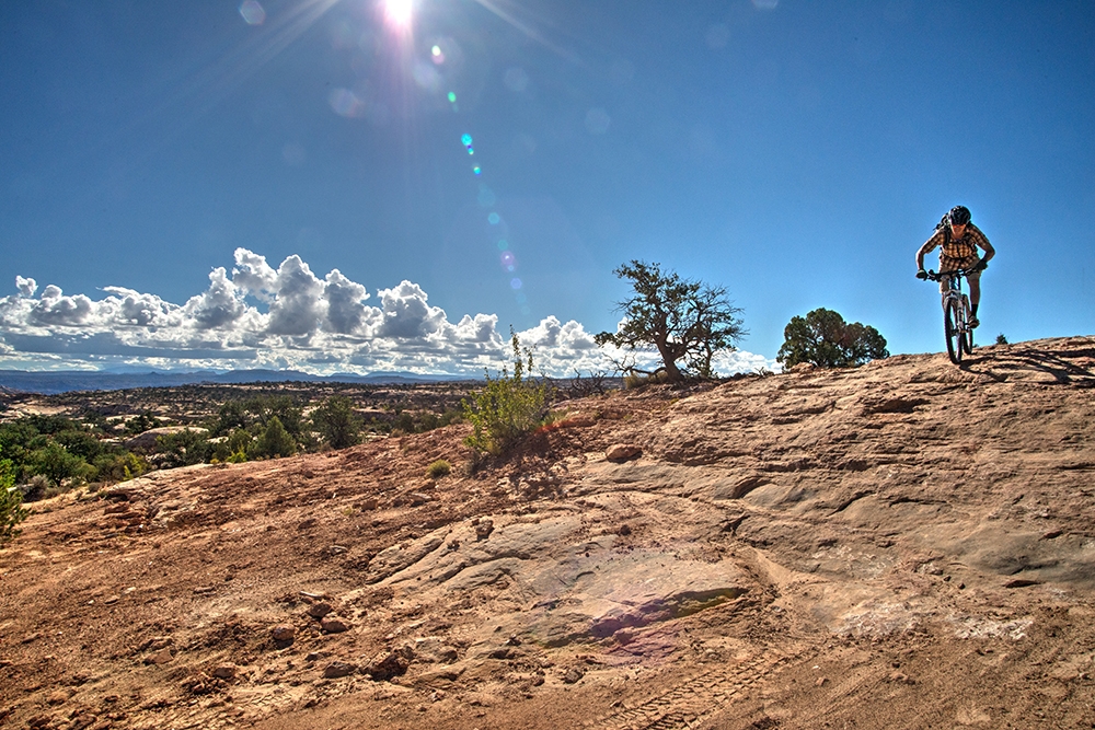 Sun in the desert