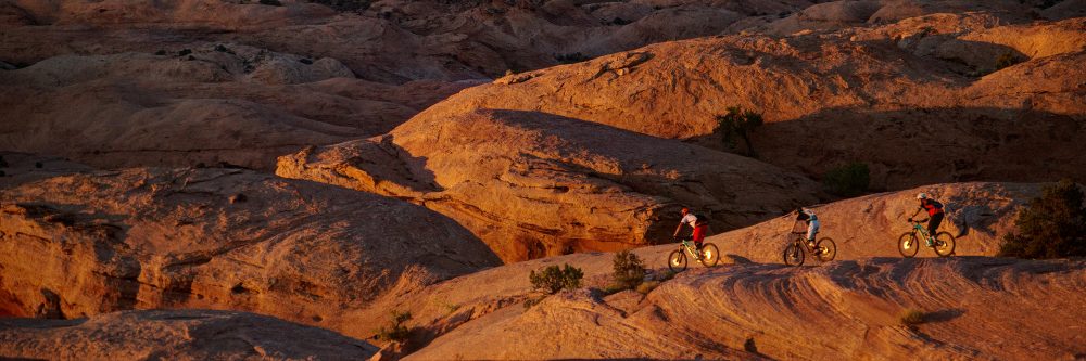 Mountain Biking in Moab Brake Shine